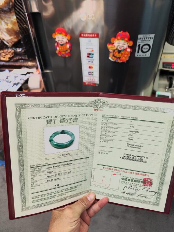 飄陽綠正圈厚庄手鐲