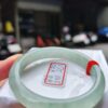 冰種起膠飄綠花正圈手鐲