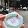 冰種起膠飄綠花正圈手鐲