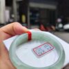 冰種起膠飄綠花正圈手鐲