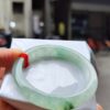 冰透起膠飄綠花正鐲