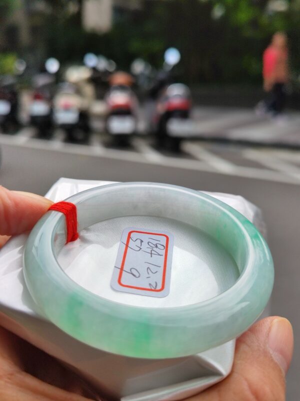 芙蓉種飄綠正圈厚庄手鐲