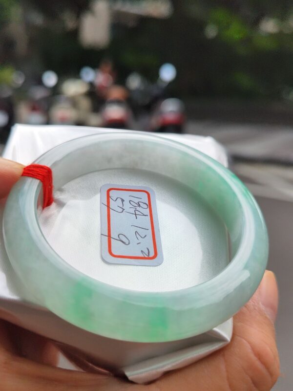 芙蓉種飄綠正圈厚庄手鐲