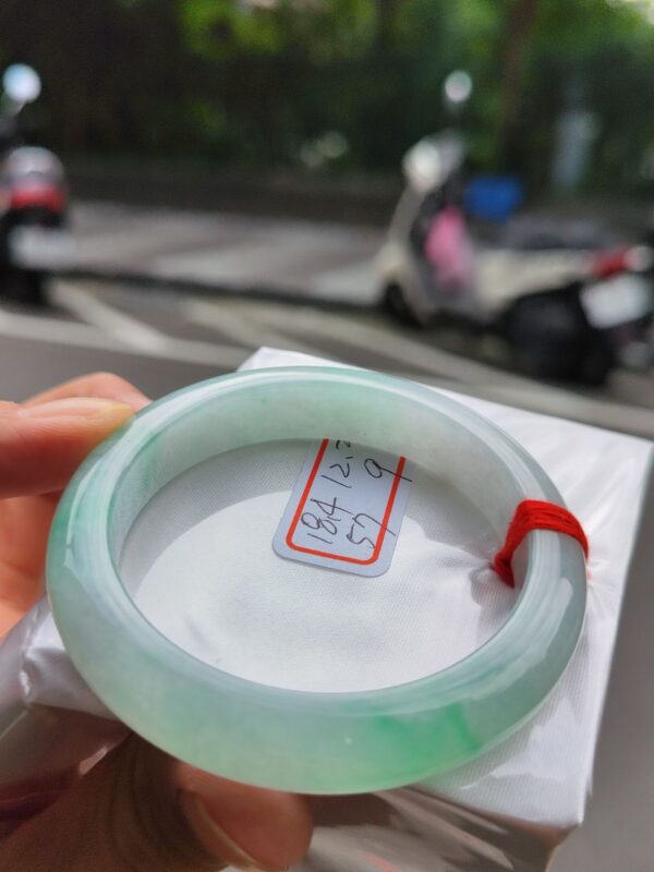 芙蓉種飄綠正圈厚庄手鐲