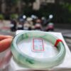 冰玻起膠飄綠花正圈手鐲
