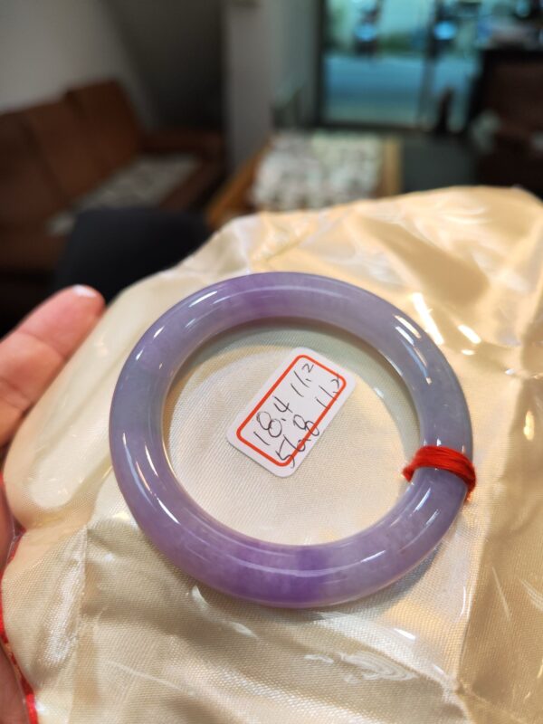 濃紫羅蘭正圈圓骨手鐲