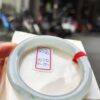 放光玻璃種白月光正圈圓骨手鐲