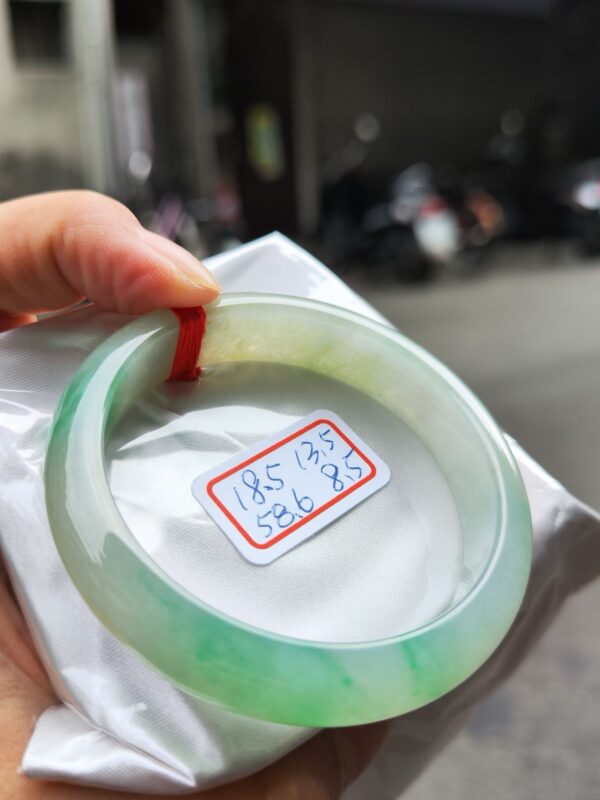 冰種芙蓉飄正陽綠 正圈手鐲