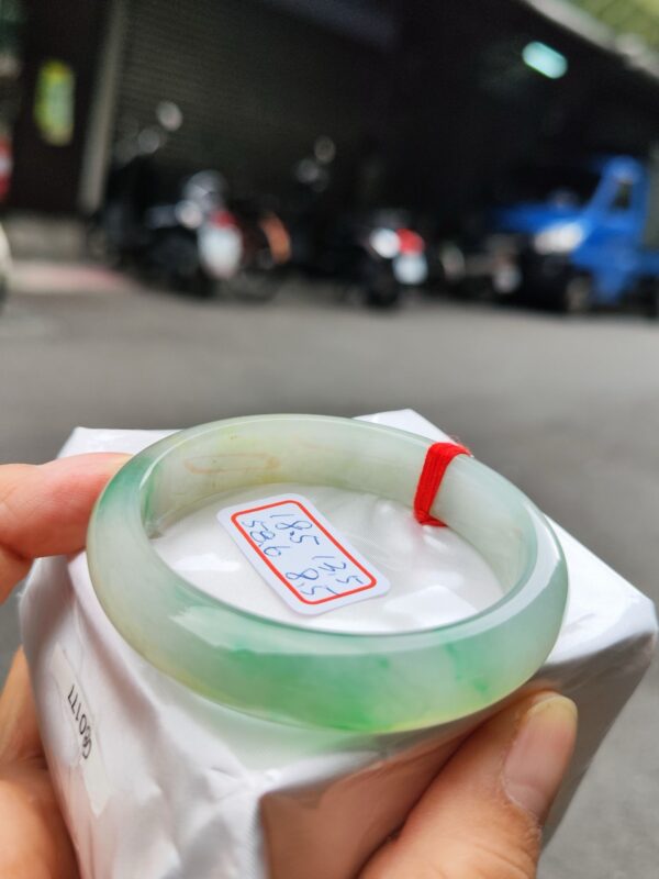 冰種芙蓉飄正陽綠 正圈手鐲