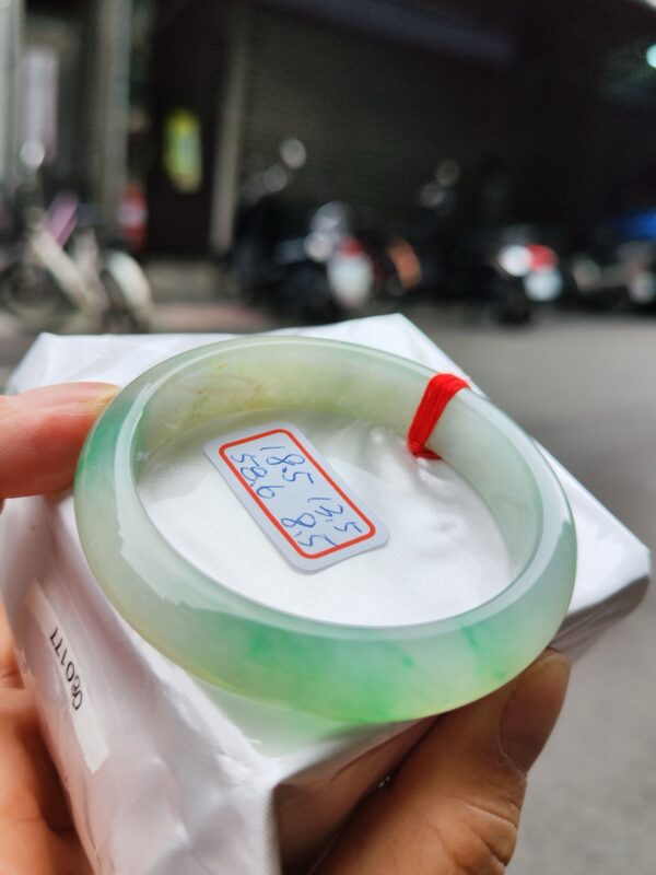 冰種芙蓉飄正陽綠 正圈手鐲