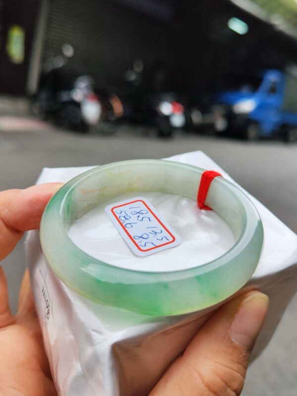 冰種芙蓉飄正陽綠 正圈手鐲