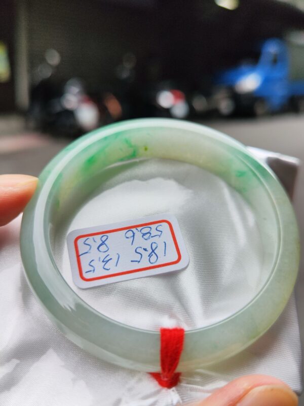 冰種芙蓉飄正陽綠 正圈手鐲