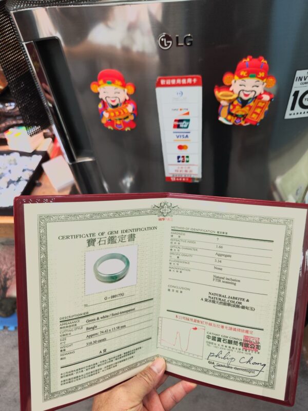 冰種芙蓉飄正陽綠 正圈手鐲