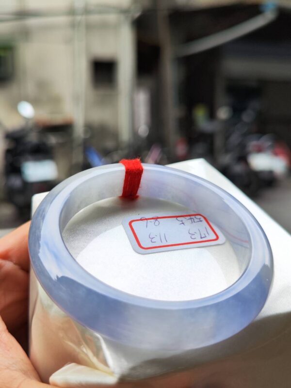 冰種濃紫羅蘭正圈厚庄手鐲