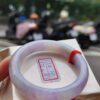 濃豔粉紫羅蘭正圈厚庄手鐲
