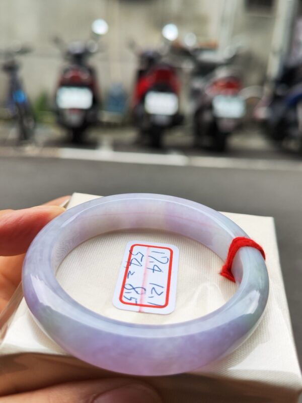 濃豔粉紫羅蘭正圈厚庄手鐲