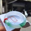冰種飄綠花正圈厚庄手鐲