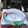 冰種飄綠花正圈厚庄手鐲