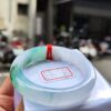 冰種飄綠花正圈厚庄手鐲