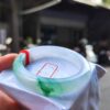 冰種飄綠花正圈厚庄手鐲