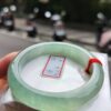 冰種起膠滿綠正圈厚庄手鐲