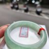冰種起膠滿綠正圈厚庄手鐲