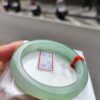 冰種起膠滿綠正圈厚庄手鐲