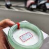 冰種起膠滿綠正圈厚庄手鐲