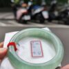 冰種起膠滿綠正圈厚庄手鐲
