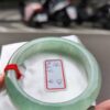 冰種起膠滿綠正圈厚庄手鐲