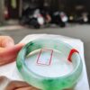 冰種飄綠正圈手鐲