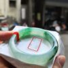 冰種飄綠正圈手鐲