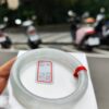 放光玻璃種白月光正圈圓骨手鐲