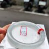 放光玻璃種白月光正圈圓骨手鐲