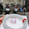 放光玻璃種白月光正圈圓骨手鐲