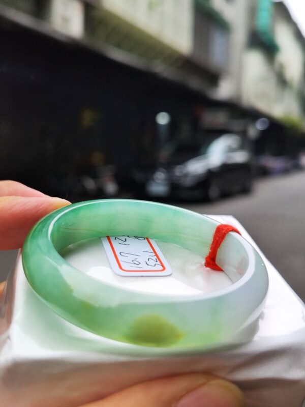 芙蓉種飄陽綠正圈手鐲