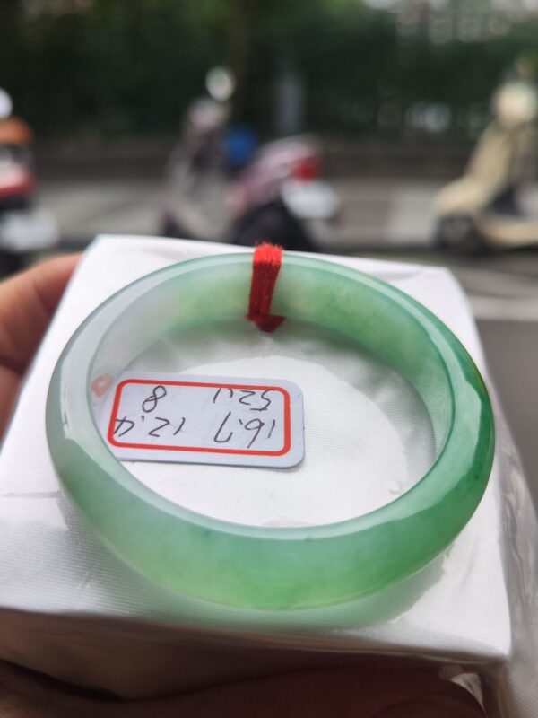 芙蓉種飄陽綠正圈手鐲