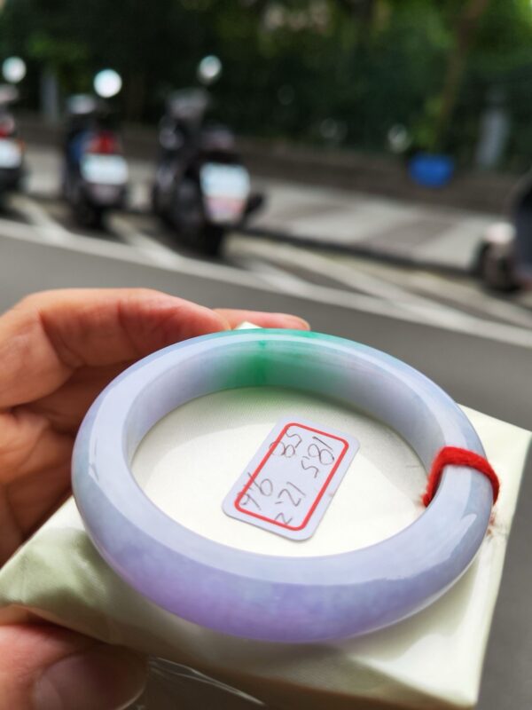 紫羅蘭春帶彩正圈厚庄手鐲