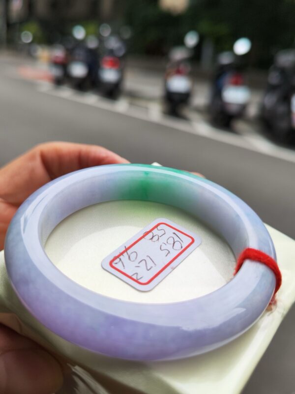 紫羅蘭春帶彩正圈厚庄手鐲