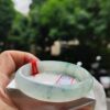 放光玻璃種飄花正圈手鐲