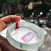 放光玻璃種飄花正圈手鐲