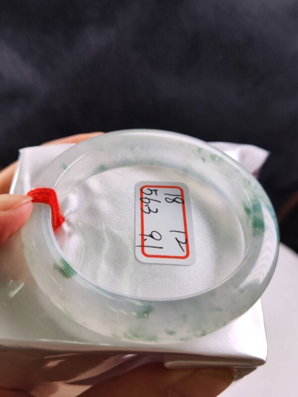 頂級放光玻璃種飄花正圈厚庄手鐲