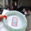 起膠感飄綠花正圈手鐲