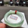 冰種起光膠感十足果綠正圈厚庄手鐲