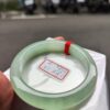 冰種起光膠感十足果綠正圈厚庄手鐲