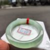 冰種起光膠感十足果綠正圈厚庄手鐲