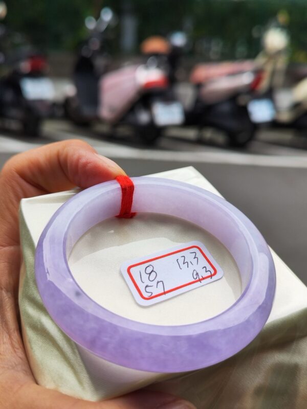 冰透芙蓉種紫羅蘭正圈厚庄手鐲
