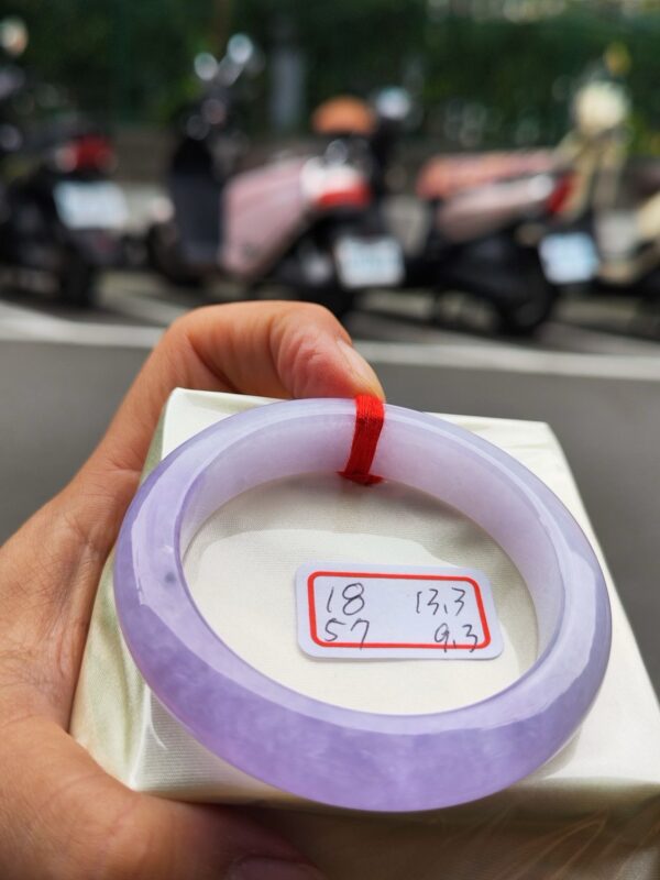 冰透芙蓉種紫羅蘭正圈厚庄手鐲