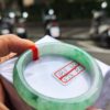 冰感十足飄陽綠正圈厚庄手鐲