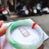 大手圍飄陽綠正圈厚庄手鐲